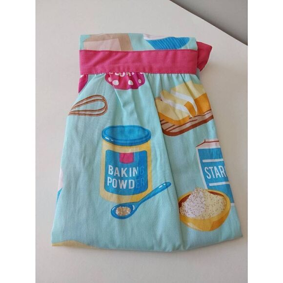 Pantry Apron New Turquoise and Pink - Picture 5 of 6